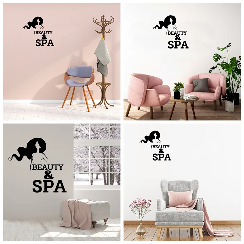 

1 pc new Beauty Barber shop Nursery Wall Stickers Vinyl Art Decals Vinyl Wallpaper Roll Furniture Decorative Vinyl Decals