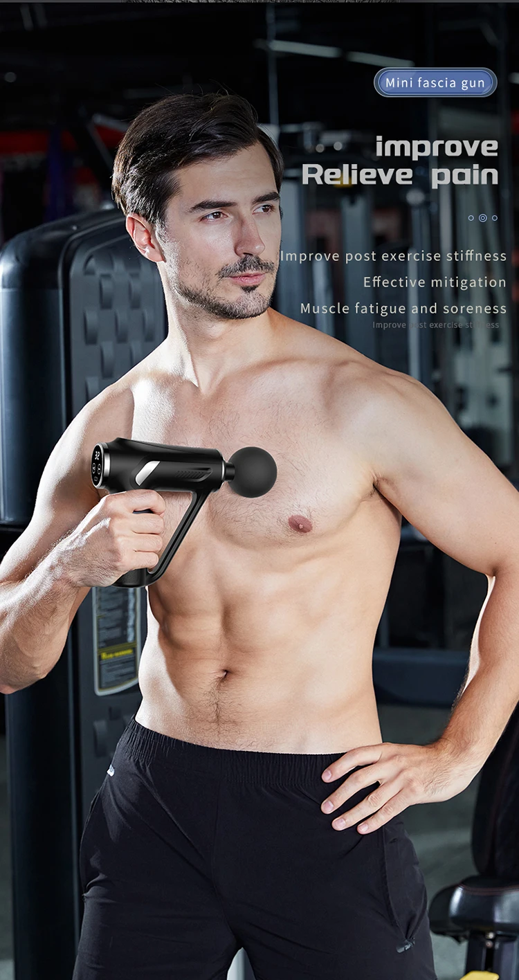 Blueidea Fascial Gun Deep Muscle Massage Ameena.pk™️