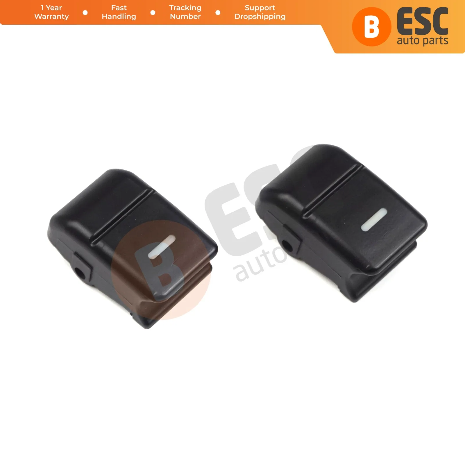 EDP152-1 2 Pieces Front Master Window Switch Button Cover Cap YUD501570PVJ for Land Rover Range Rover Sport MK1 L320  2005-2009