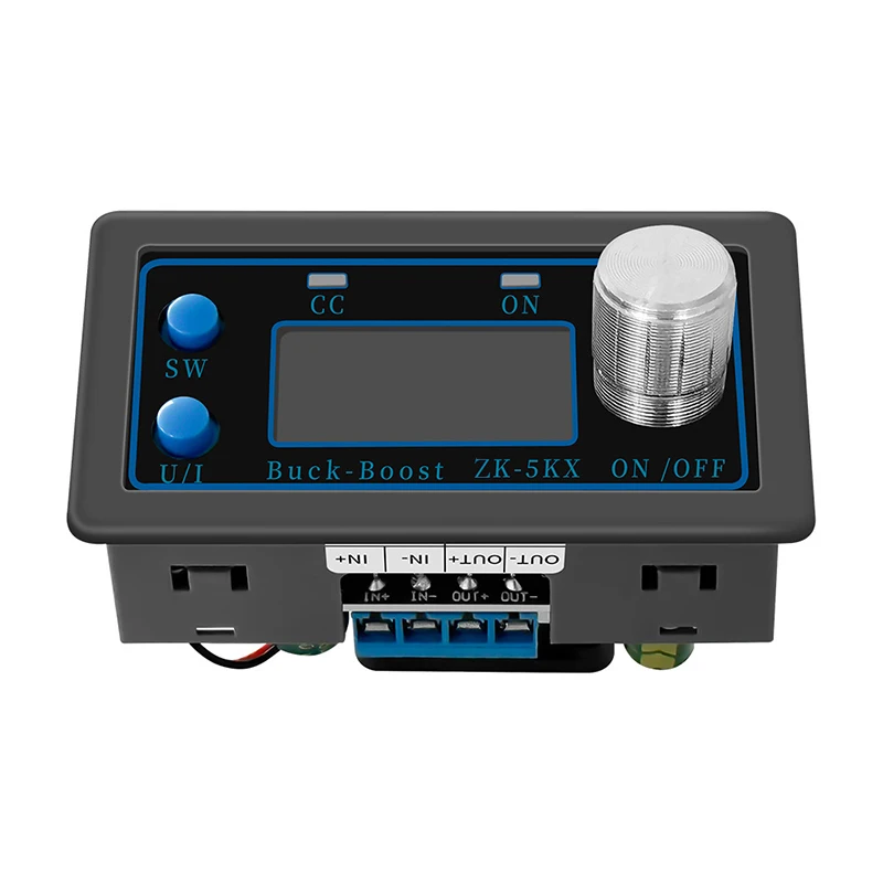 ZK-5KX DC 벅 부스트 컨버터, CC CV 0.6-36V, 5A, 5V, 6V, 12V, 24V, 80W CNC 전원 공급 장치 모듈, 조정 가능한 조정 가능 전원 모듈