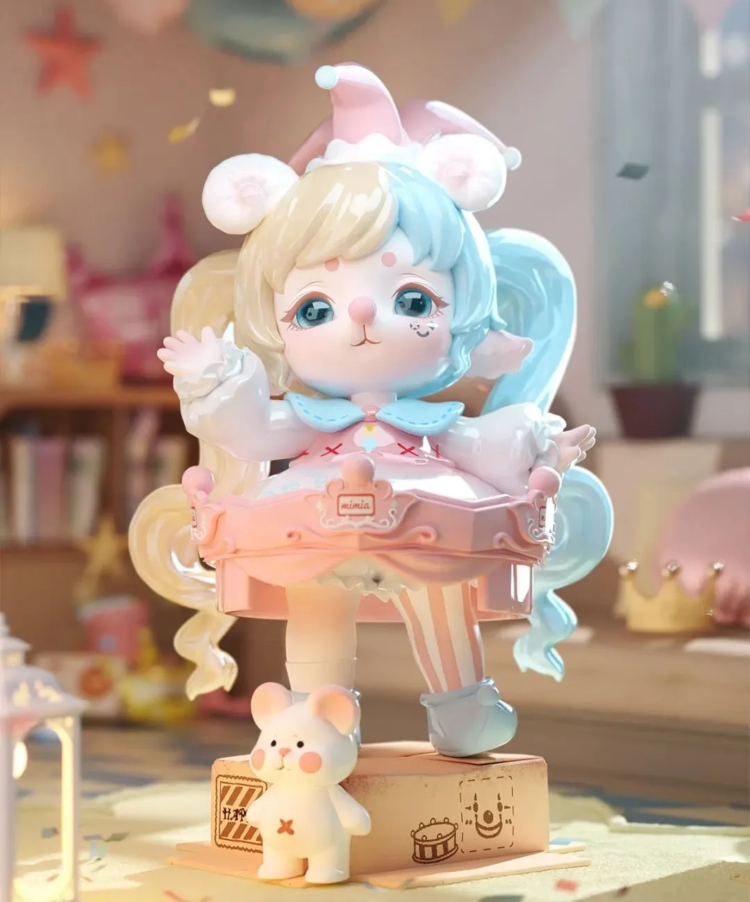 ミミアワンスカワイイアクションフィギュア、ブラインドボックス