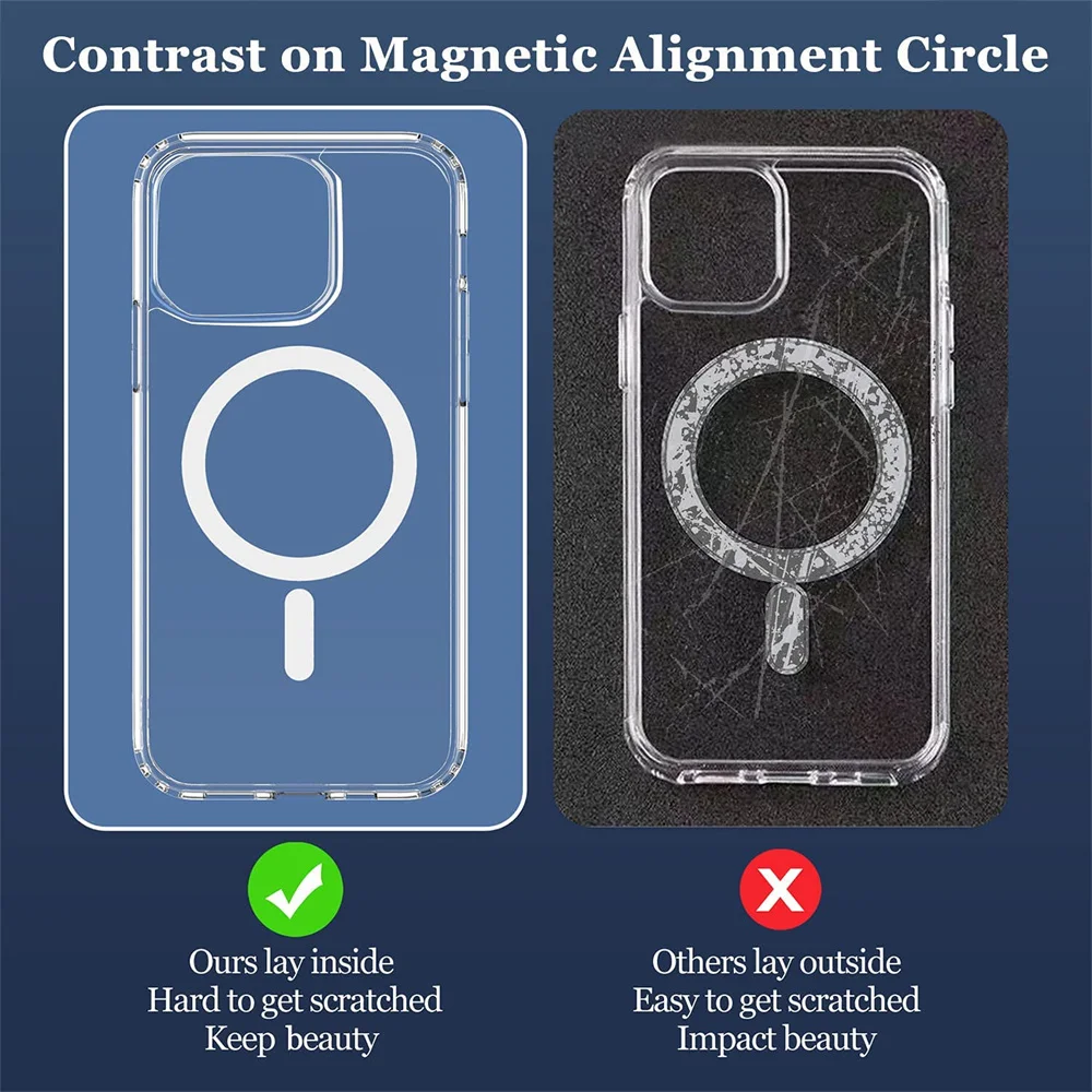 iphone 12 pro max clear case For Magsafe Magnetic Wireless Charger Case For iPhone 11 12 13 Pro MAX Mini Transparent Cover 13pro Soft TPU Cases Accessories iphone 12 pro max case