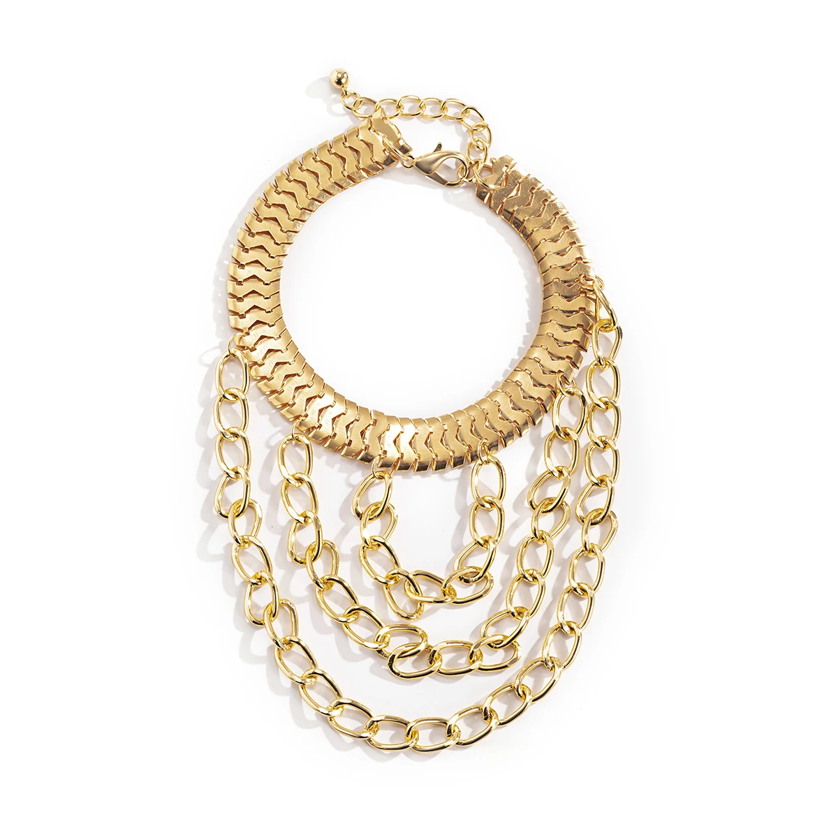 IngeSight.Z Multi Layered Link Chain Tassel Bracelets Anklets for Women Punk Gold Color 16 Scfb2bf5bd40344b7a9012eaf15ed9da9J