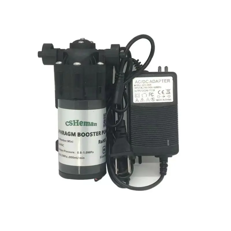 Heman Dc 24v Ro Micro Diaphragm Booster Pump 50g Reverse Osmosis Water