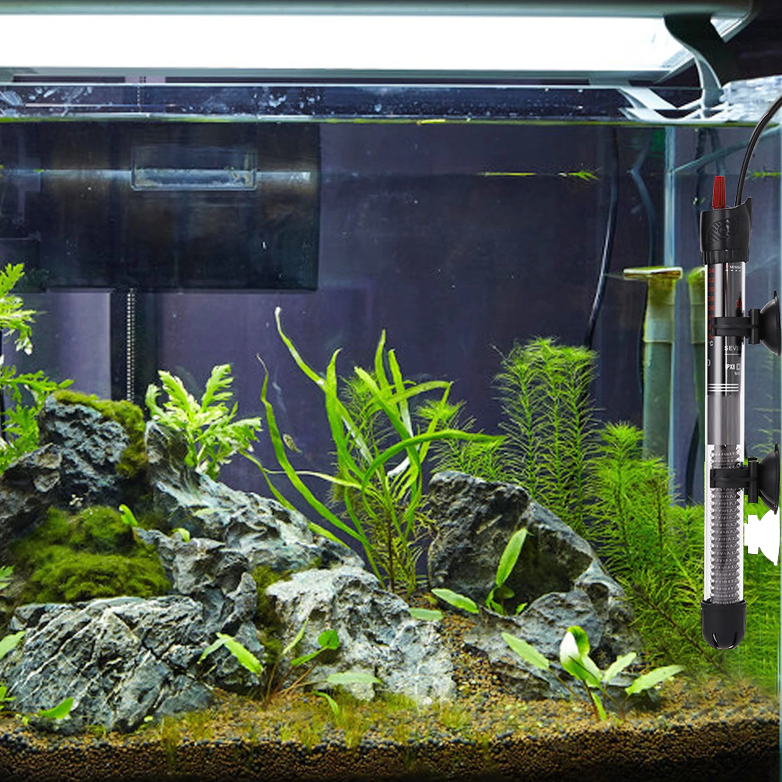 Title 4, Aquarium Heater Submersible Fish Tank Heater Se...
