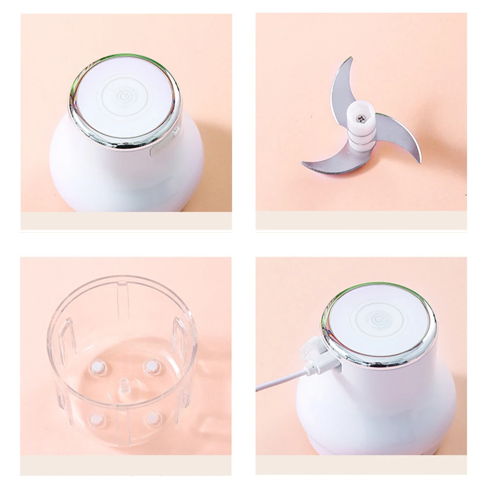 Electric Garlic Chopper Meat Grinder Mini Vegetable Chopper Garlic Crusher Blenders For Kitchen Grinders Food Processor Mixer 5