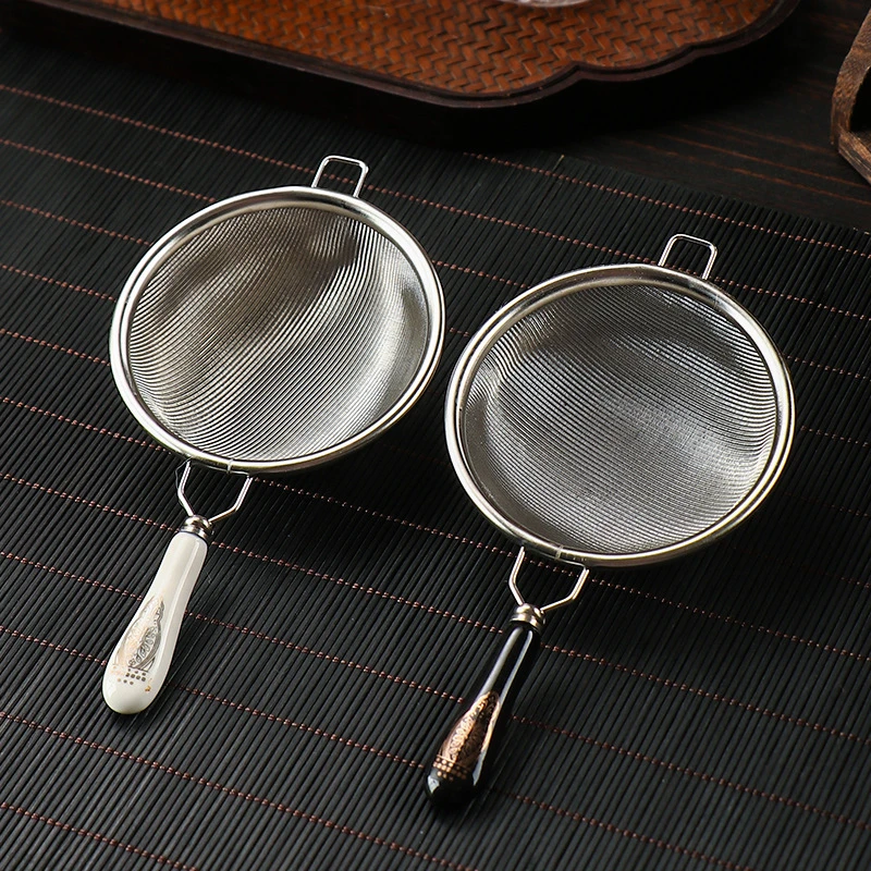 Tea Infuser Tea Strainer Tea Filter Long Handle Reusable Stainless Steel Loose Tea Leaf Spice Strainer