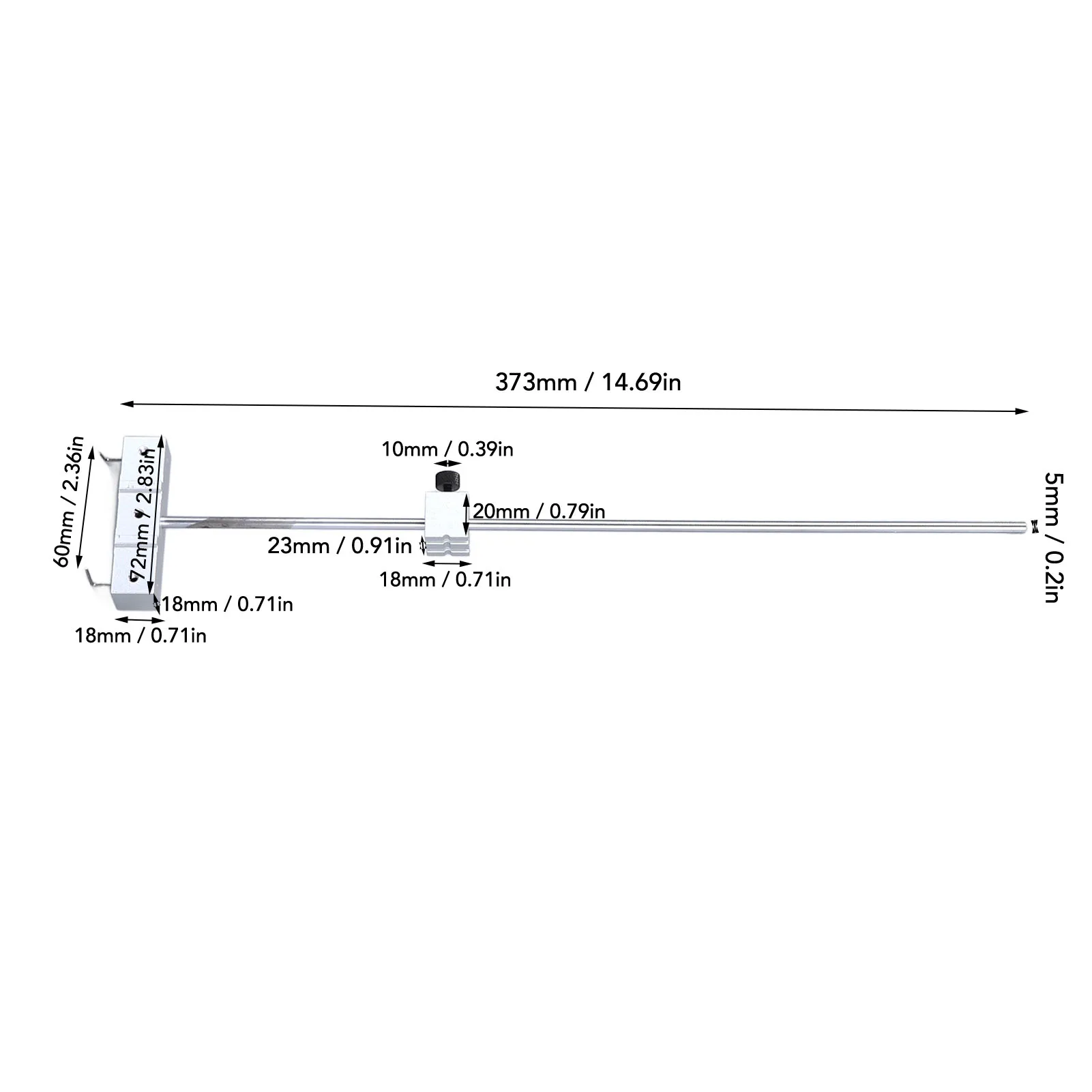 Guitar Code Rangefinder Range Finder Metal Chord Length Positioning Installation Tool guitar accessories