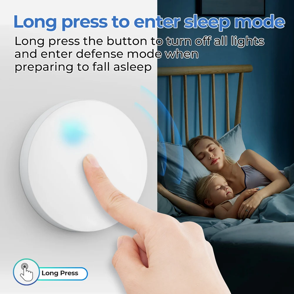 Zigbee Gateway Need Button Smart Scene Switch Multi-scene Linkage Wireless Scene Switch Smart Wall Switch for Smart Home Devices