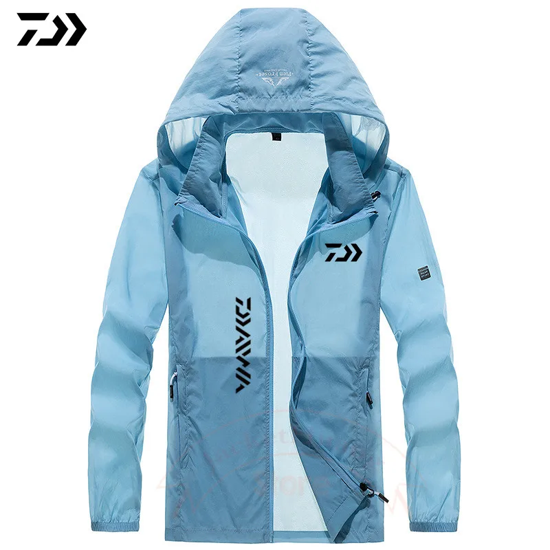 Daiwa 2023 Summer fishing clothing Men's Sunscreen Breathable