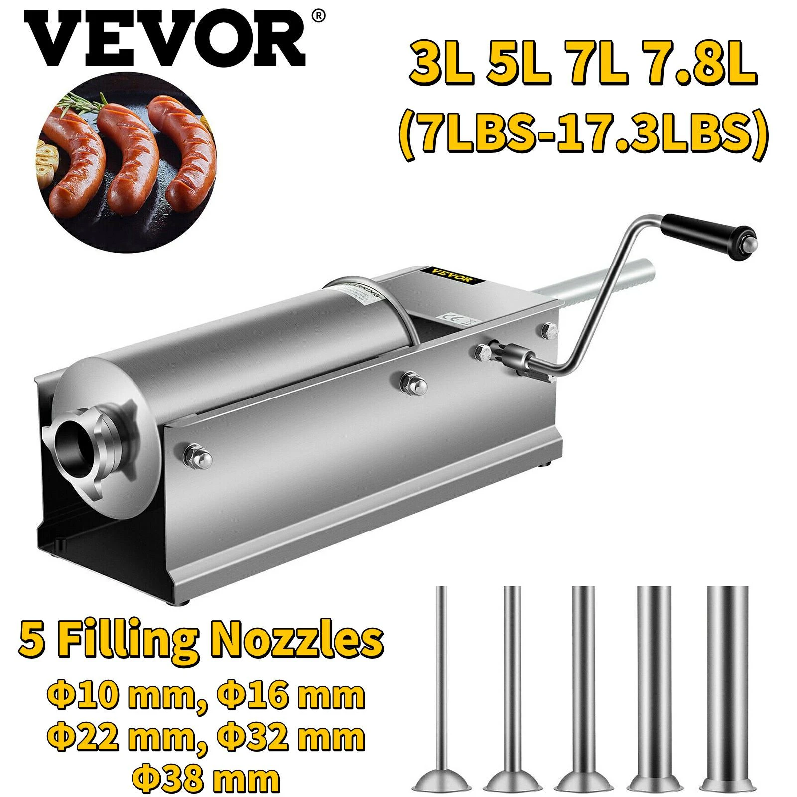 Vevor Sausage Stuffer seeds.yonsei.ac.kr