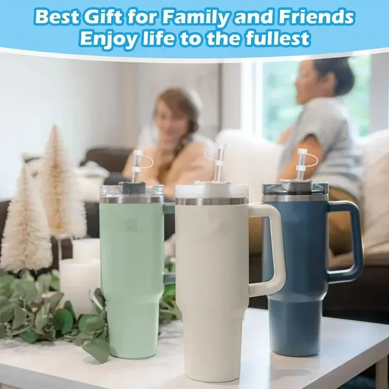 Tappi Anti-Fuoriuscita Per Stanley Cup - 6 Pezzi In Silicone Per Tazze 30oz/40oz - Foto 9