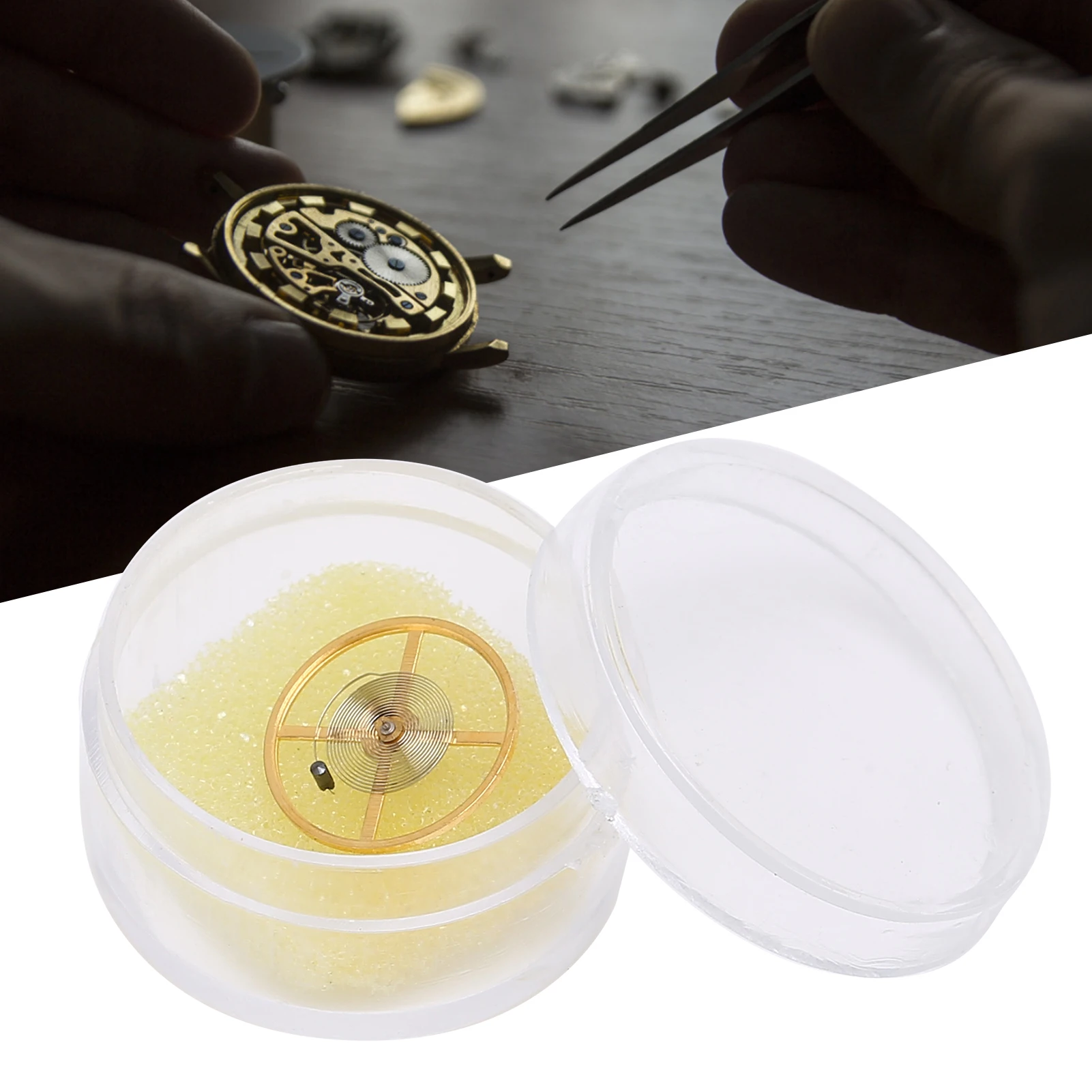 Watch Balance Wheel Replacement Part Golden Fashionable Watch Movement Balance Wheel for Repair