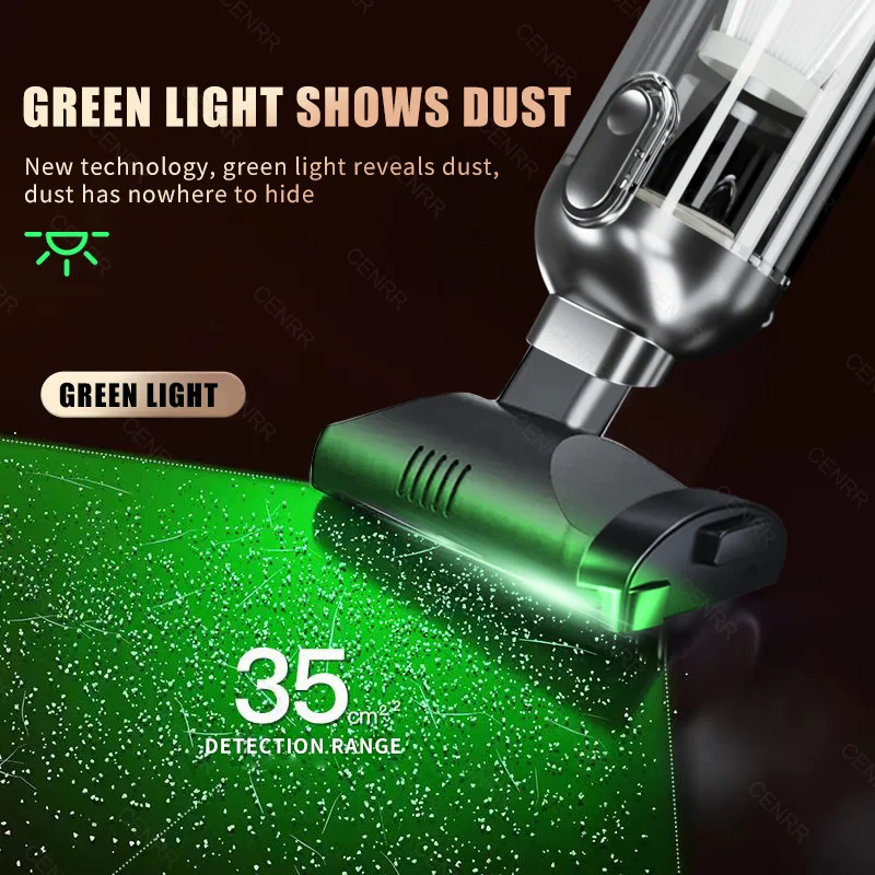 CENRR 2025 NEW Car Vacuum Cleaner Mini Powerful 998000PA Portable Vacuum Cleaner for Home Appliance Handheld Blower Car Cleaner 5