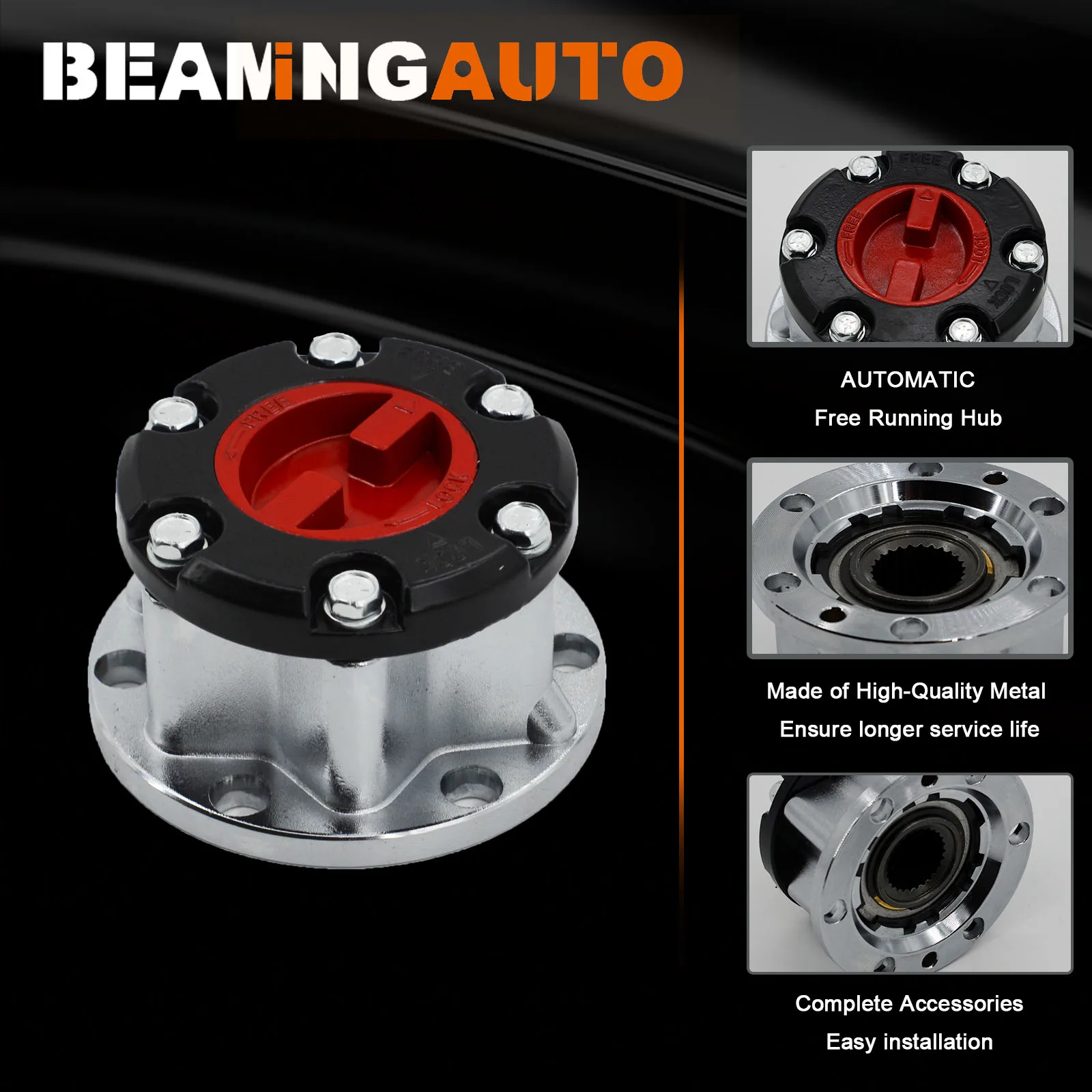 1 Piece FOR TOYOTA offroad 4WD 4x4 pickup 4 Runner T100 79-85 FREE WHEEL LOCKING HUBS B005 40350-39045 4035039045 Zinc alloy wheel locking hub hub lock actuator