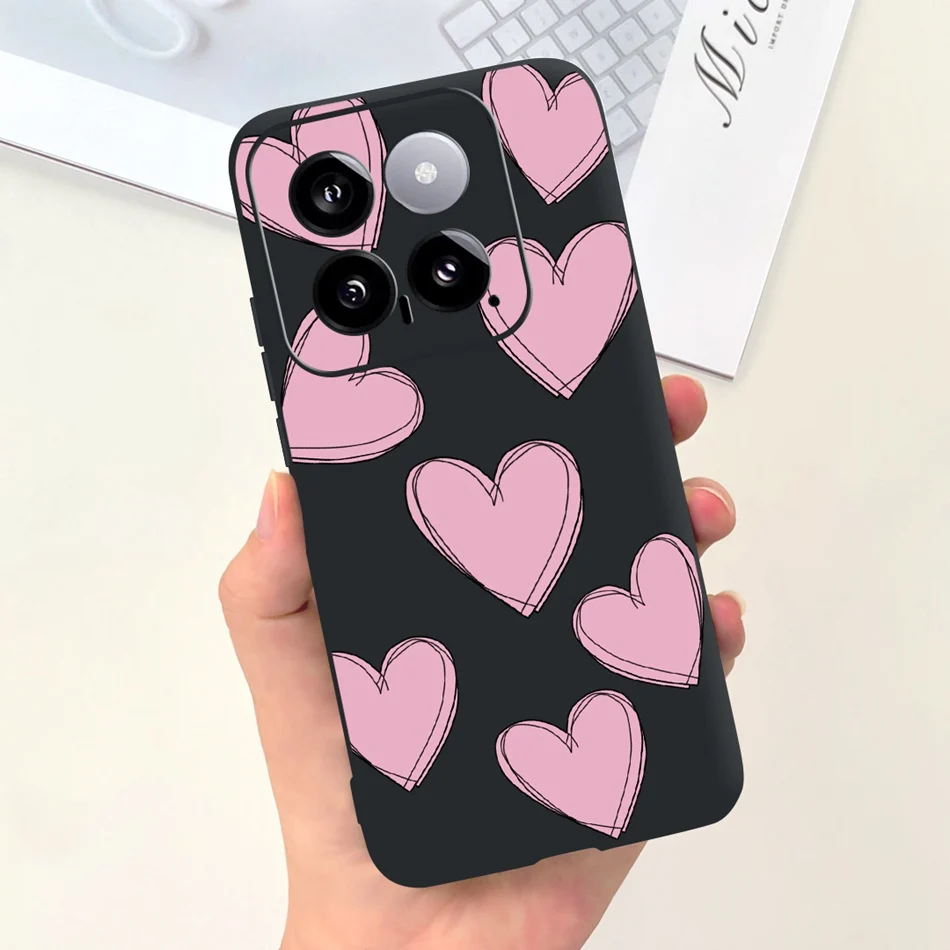 Sunflower Pattern Candy Color Soft Silicone Back Cover