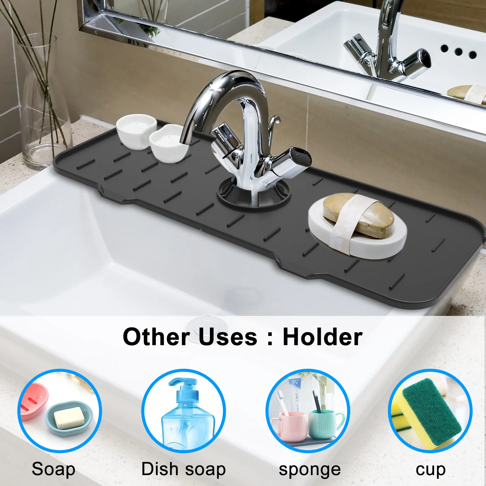 Kitchen Faucet Silicone Mat