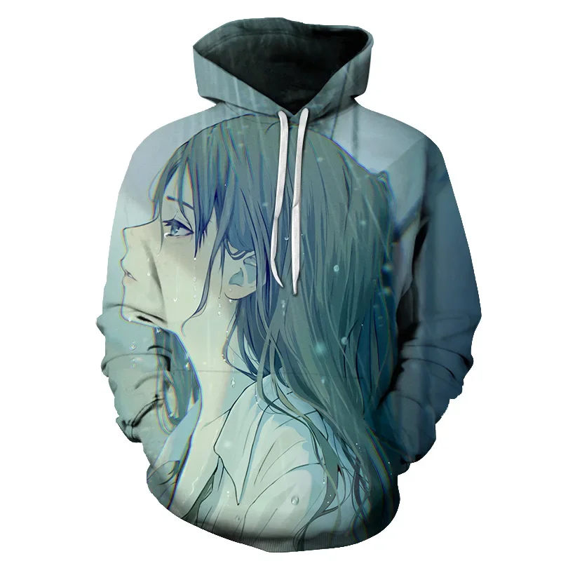 3D Night Printed Men's Hoodie 11