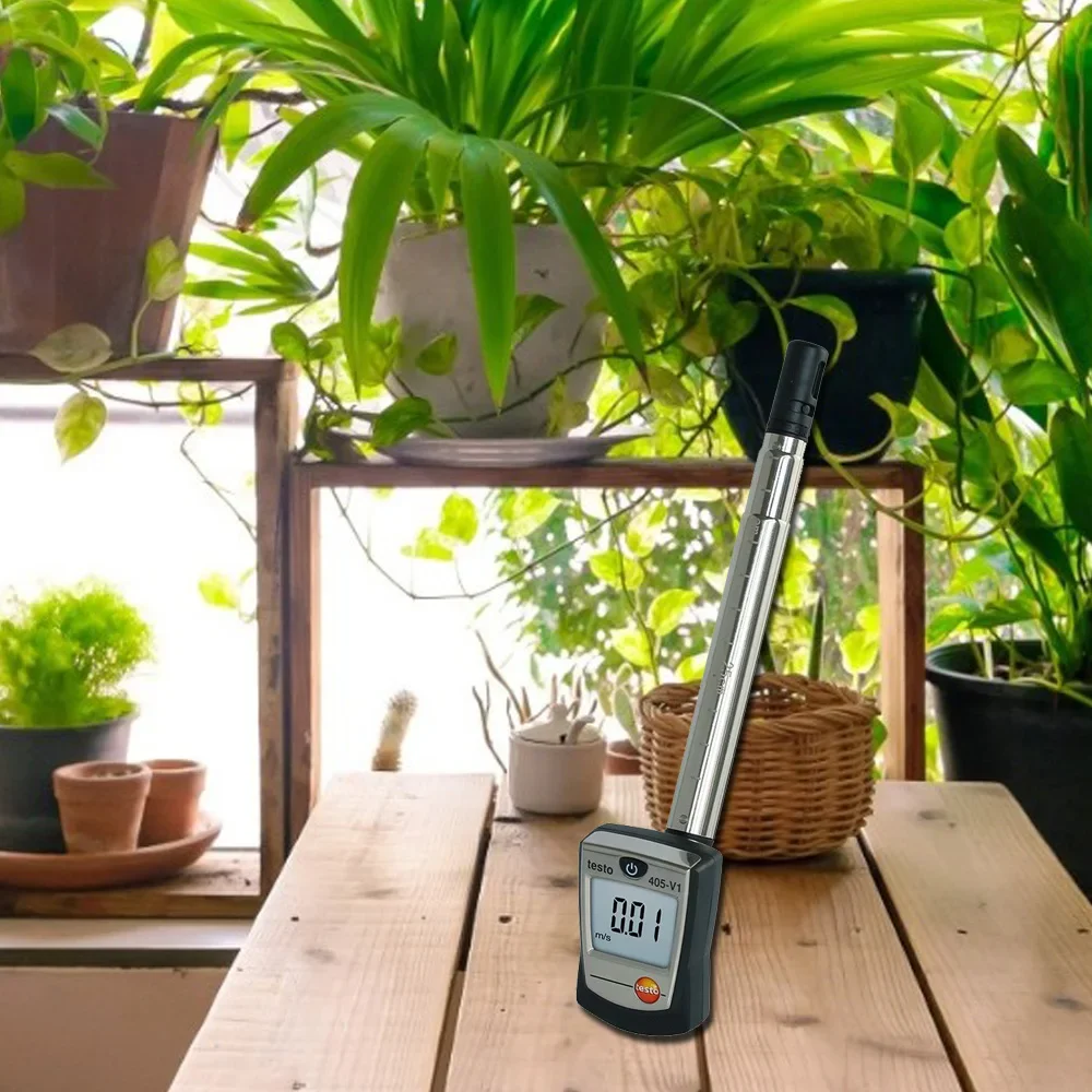 Testo 405-V1 Thermal Anemometer with Duct Holder Mini High Precision Digital Air
