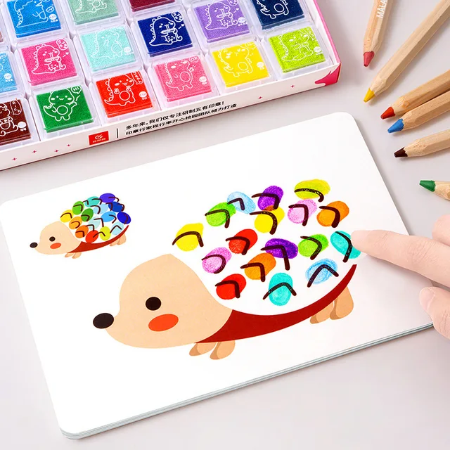 Fingerpaint Paper for Toddlers 8/16 Sheets Cute Cartoon Animal Pattern Painting  Paper Kids Children Drawing Toys Finger Paint - AliExpress
