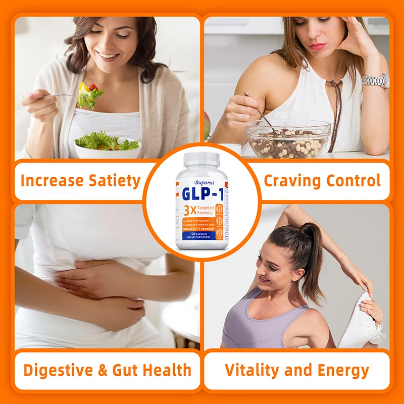 GLP-1 Supplement-Promotes Metabolism Digestion and Intestinal Health Appetite Suppressant Improves Immunity Non-GMO glp 1 supplement
