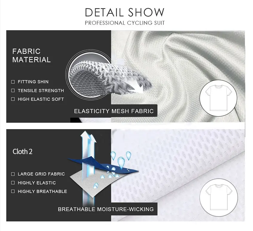 Description Picture 3 of itemCycling Shorts Man Men's Jacket Bike Outfit Red Bull Mtb Suit Clothing Laser Cut Sports Kit Set Jersey Pro Team 2024 Pants Male