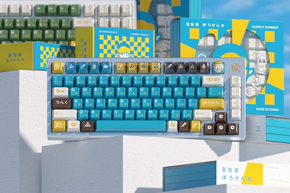 Glove X Domikey Cherry Adventurer R2 ABS Doubleshot keycap for mx