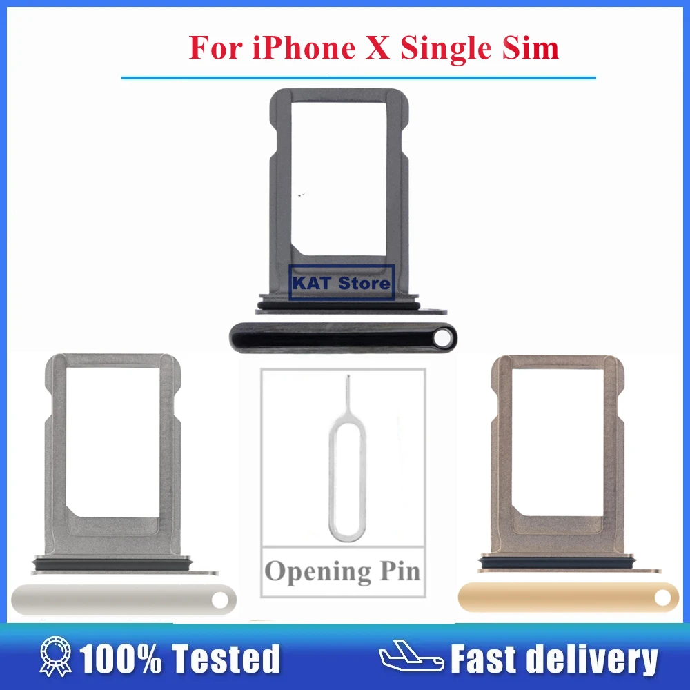 

Держатель для SIM-карты для iPhone XS лоток для одной Sim-карты с выдвижным штифтом сменные детали