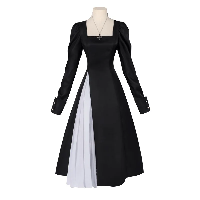 Halloween Cosplay Costume Adult Woman Nuns Costumes Black Robe Religious Catholic Priest Sister Clothes Cosplay Party Dress - AliExpress Halloween Cosplay Costume Adult Woman Nuns Costumes Black Robe Religious Catholic Priest Sister Clothes Cosplay Party Dress - AliExpress