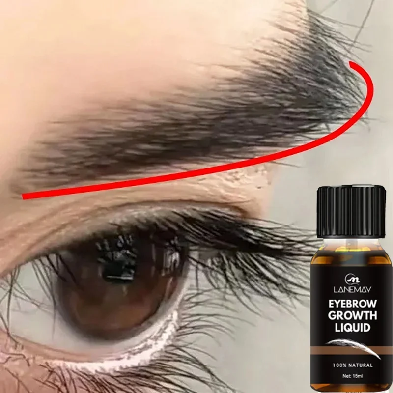 

Ginger Eyebrows Growth Serum Eyebrows Eyelashes Lift Enhancer Products Longer Thicker Fuller Fast Regrowth Hair Essential Oils