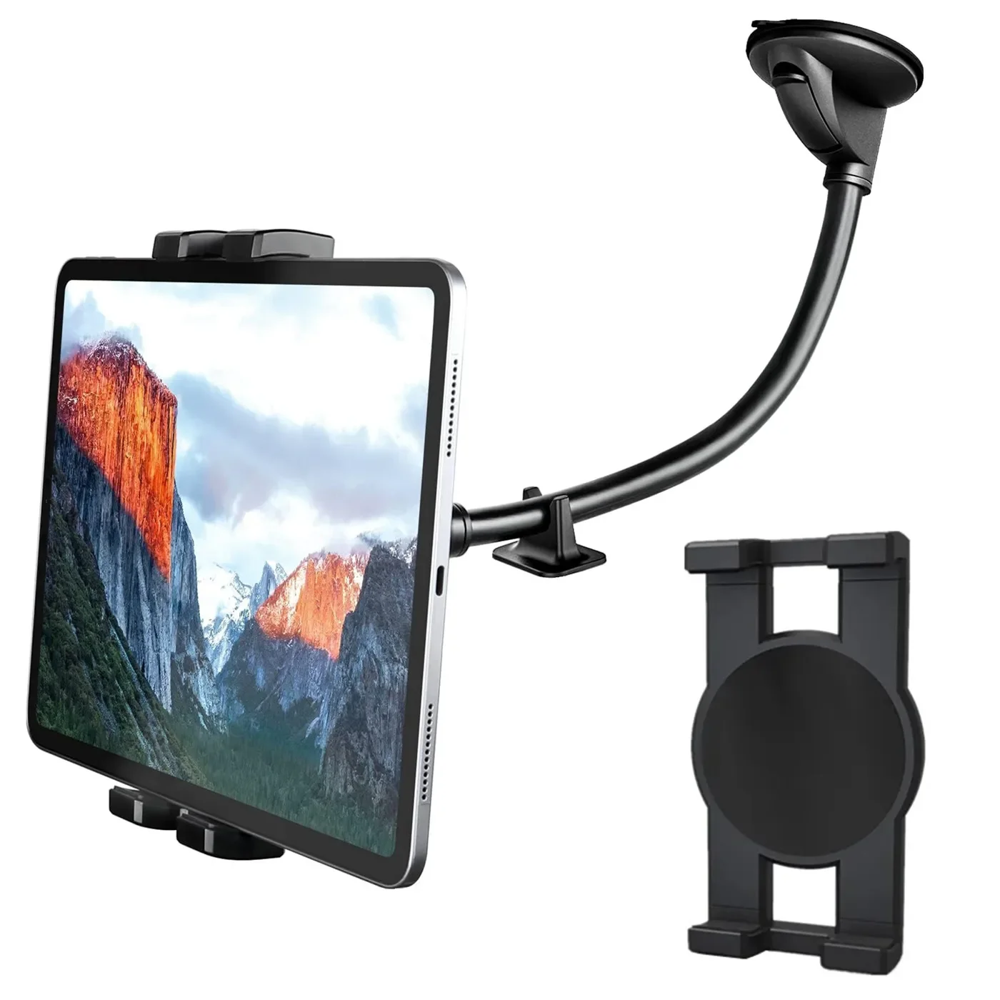 Voorruit Auto Tablet Mount Truck Window Dashboard Telefoon Tablet Houder Zuignap Lange Arm Voor Ipad 11 12.9 Air Mini 4.0-11Inch