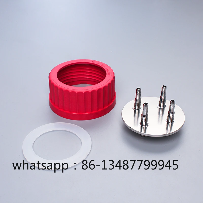 GL80 wide-mouth feeding bottle Special feeding bottle for fermentor in reagent bottle.
