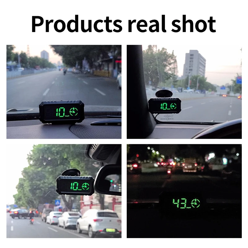 자동차 HUD GPS 디스플레이 속도계 디지털 자동차 헤드업 디스플레이, 과속 경보, 모든 차량에 범용