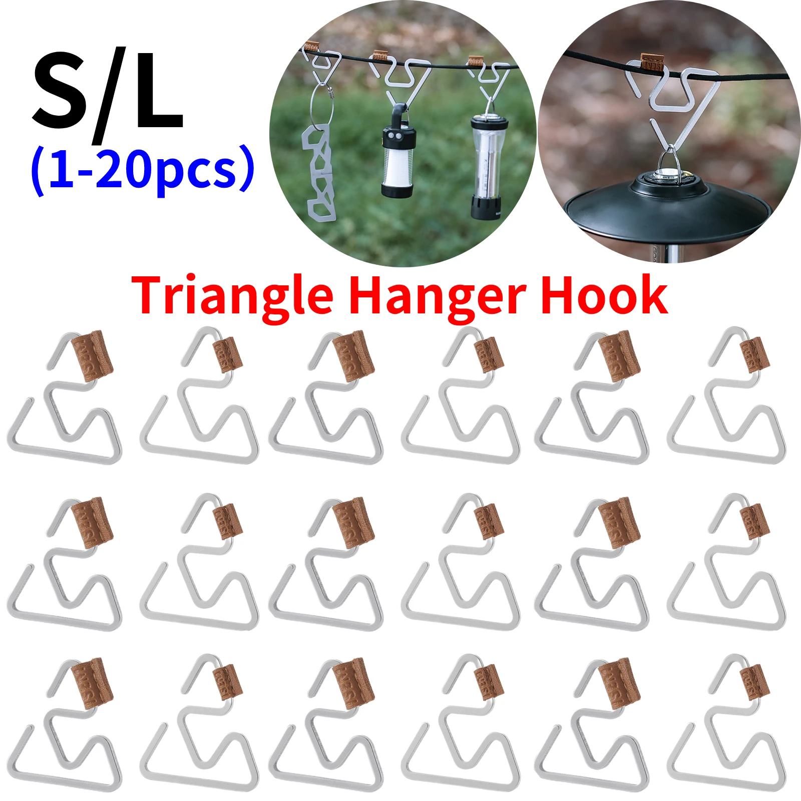 Multifunctional Tent Light Hangers Travel Survival Kit Lantern Stand