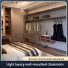 Storage Rack Wardrobe Open Cloakroom Bedroom Simple Angle Steel Clothes Hanger Household Floor-Standing Multi-Layer Storage Rack