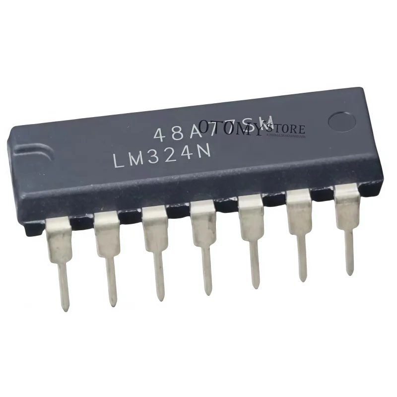 New High-Quality Quad Op-Amp ICs in DIP14 Package (5-10 Pieces)