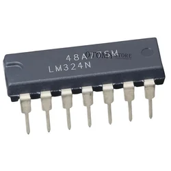 New High - Quality Quad Op - Amp ICs in DIP14 Package (5 - 10 Pieces) - 10PCS