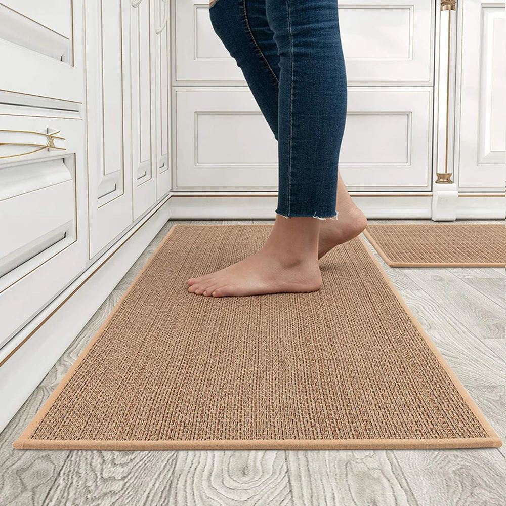 Anti-slip Indoor Doormat Small or Large Doormat Washable Carpet Welcome  Doormat All-inclusive Woven Kitchen Mat Sitting Room Mat