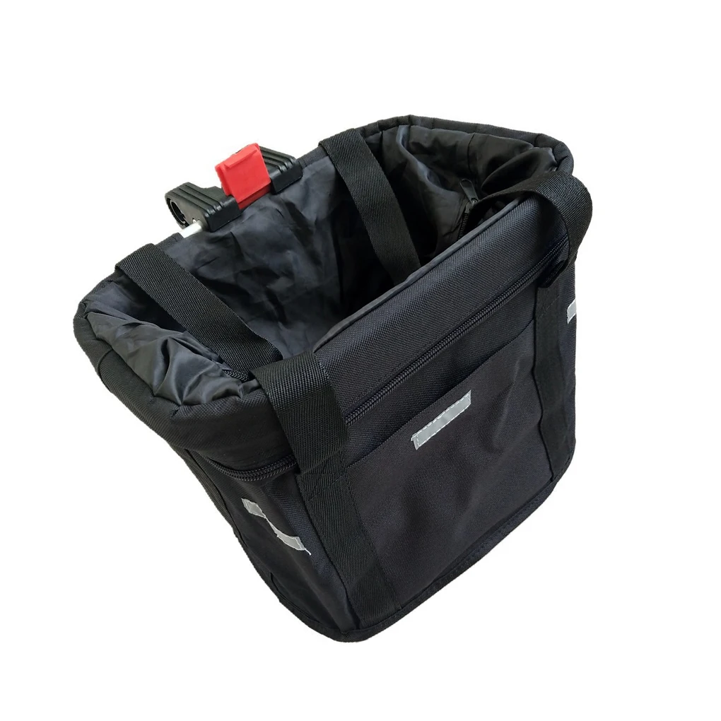 

Canvas Mountain Bike Front Basket Detachable 18L Baskets Bag Accessories
