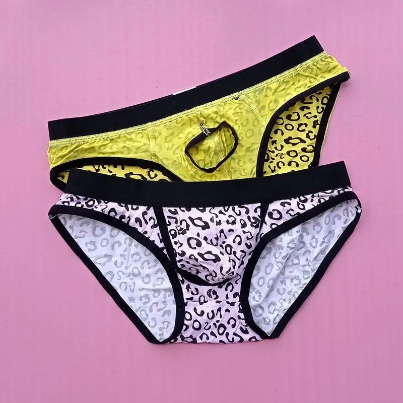 Sexy Panties Men's High-End Sports Stretch Men's Sexy Underwear Low Waist Cotton  U Pouch Briefs Stretch Tight Bulge Boxershorts