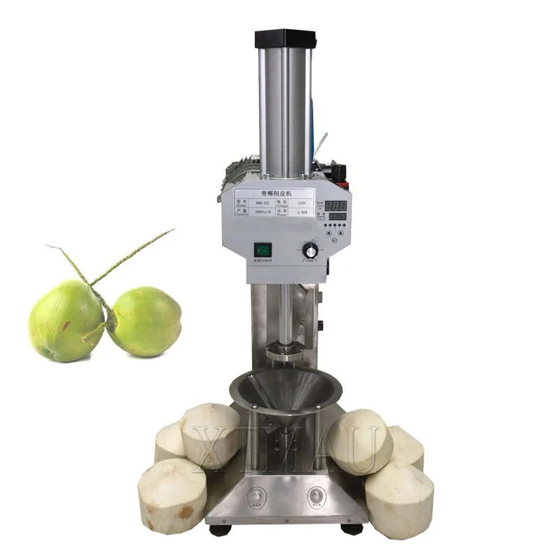 

Electric Green Coconut Automatic Machinecocos Husk Remove Grater Peel Cutting Machine