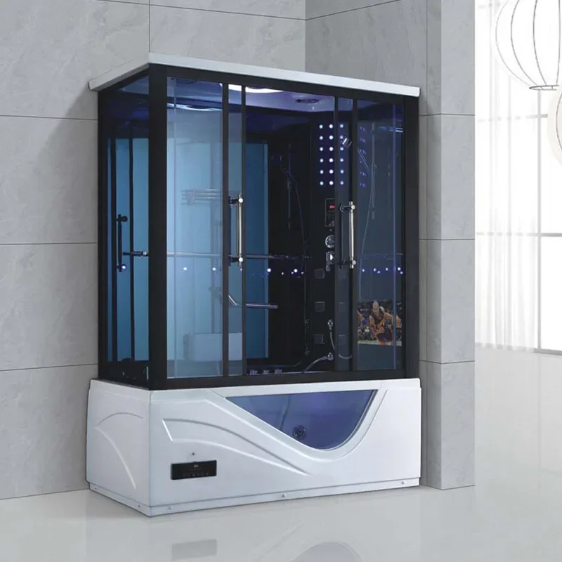 Bathroom furniture1.6m integral shower room integrated bathroom steam sauna jacuzzi home