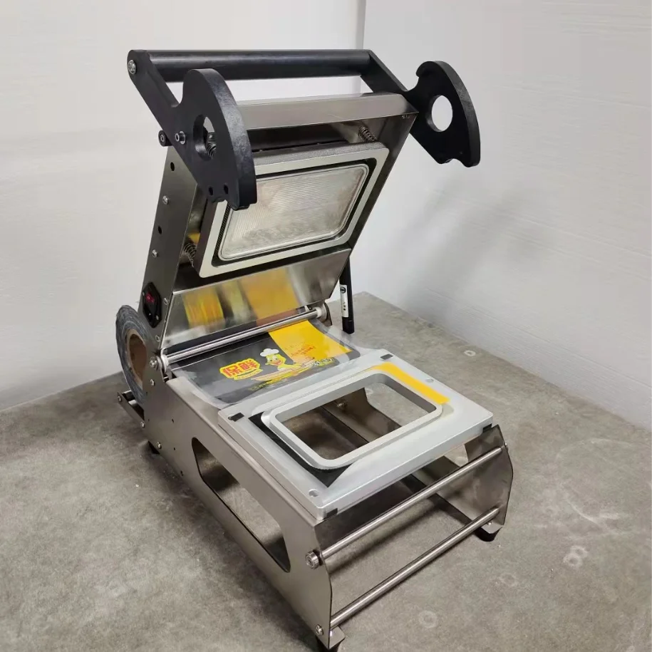 Tabletop Manual Press-type Tray Sealer For Restaurant Takeout Food Frozen Food Packing, Supermarkets 6