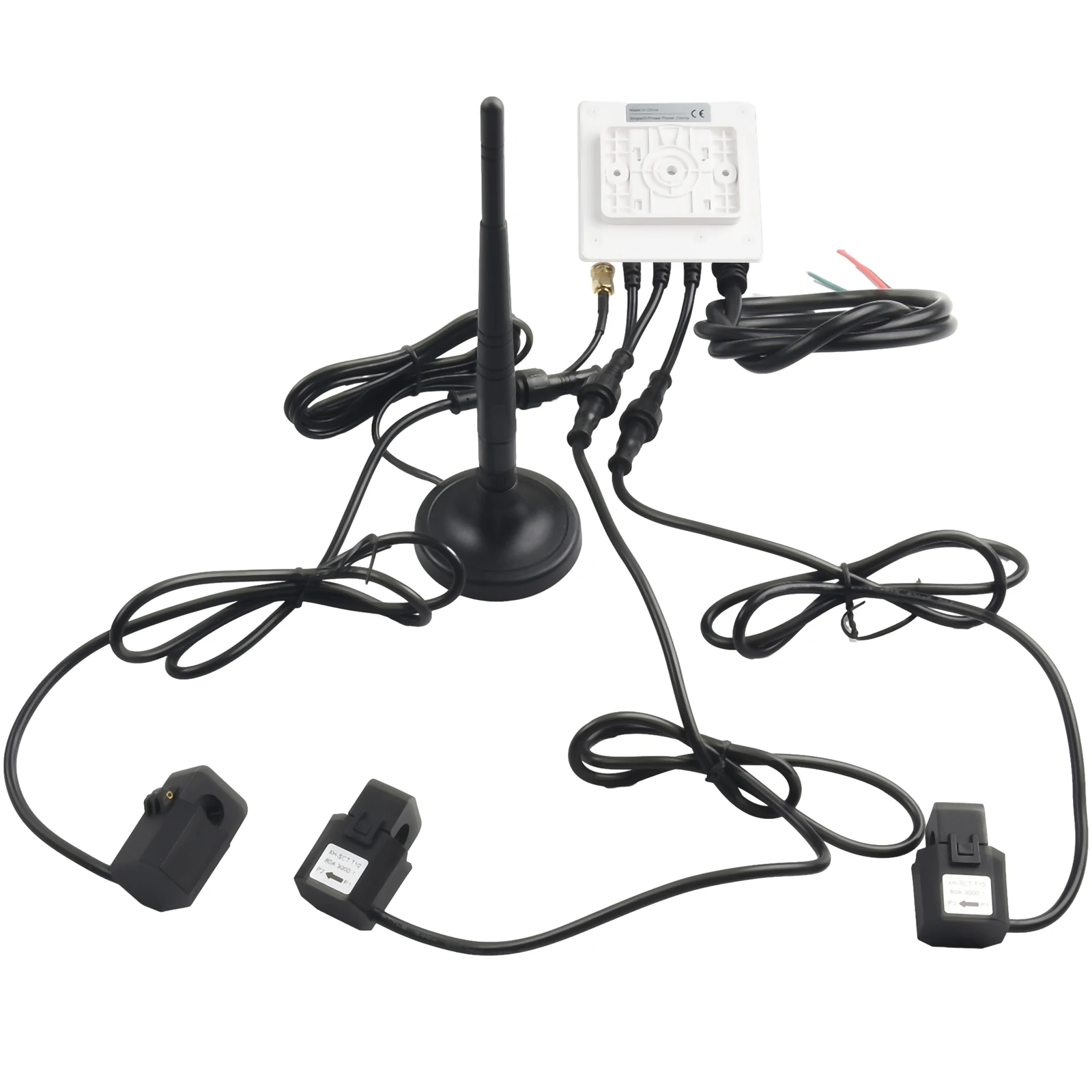 강력한 WiFi 에너지 계량기 모니터, 클램프, 투야 스마트 앱 지원, 주택 및 상업용, 80A