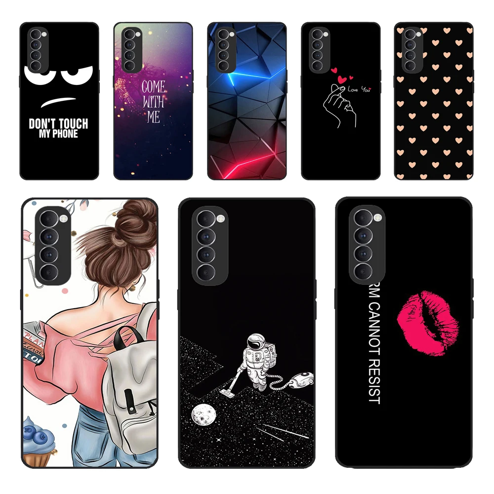 Per Oppo Reno4 Pro 5G Custodia Cph2089 Custodia Morbida In Silicone Simpatico Cartone Animato Per Oppo Reno 4 Pro 5G Reno4 Pro 4Pro Custodie Per Telef