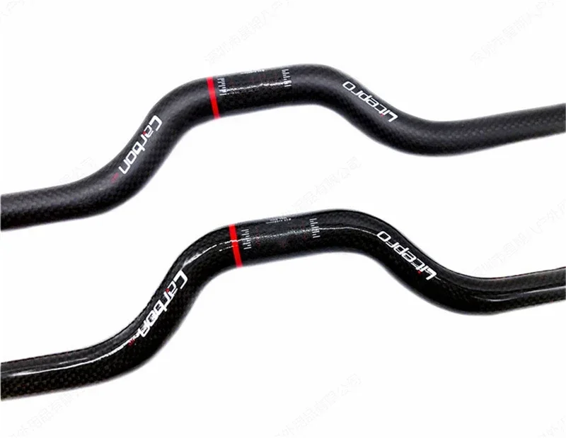 Folding Bike Carbon Fiber Swallow-shaped Handlebar 25.4*580mm Ultralight M Handlebars Bicycle Parts