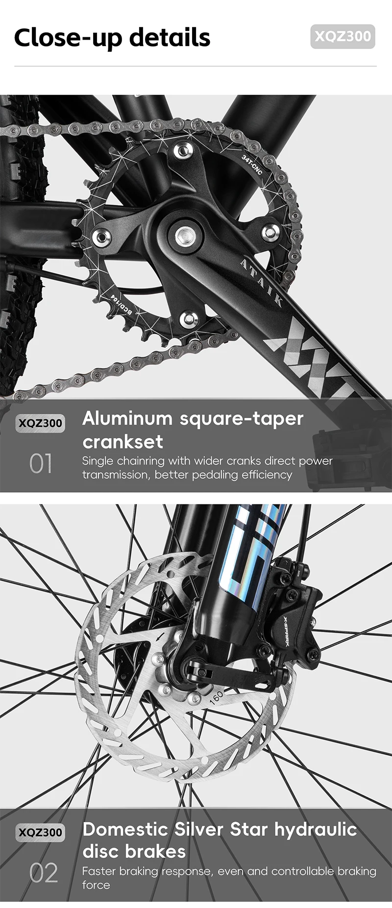 WEST BIKING Neues Mountainbike 27,5 Zoll 1x10-Gang 40T Aluminiumlegierung Rahmen MTB Dirt Jump Fahrräder Leichtgewicht Erwachsenen-Fahrräder – Detail 15