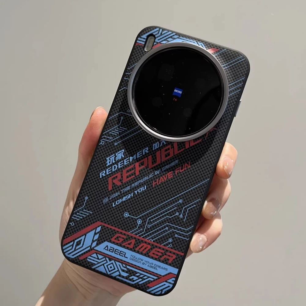 Slim Hard Carbon Fibre Case with Heat Dissipation and Magnetic Compatibility