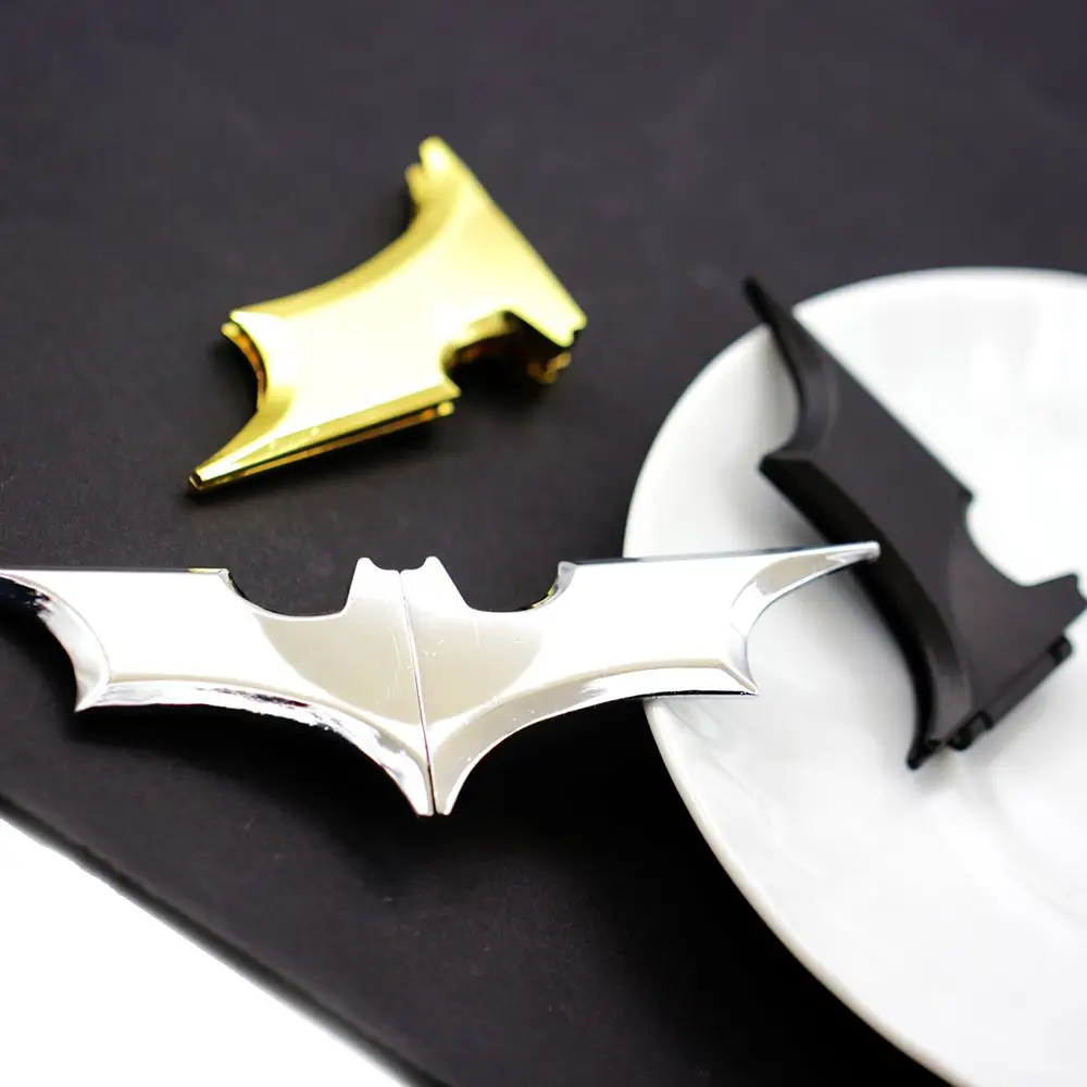 Dark Knight Rises Man Batarang Money Clip Black Id Card Folder Cash Money Clip Holder Magnetic ID Holder Wallet For Men Women