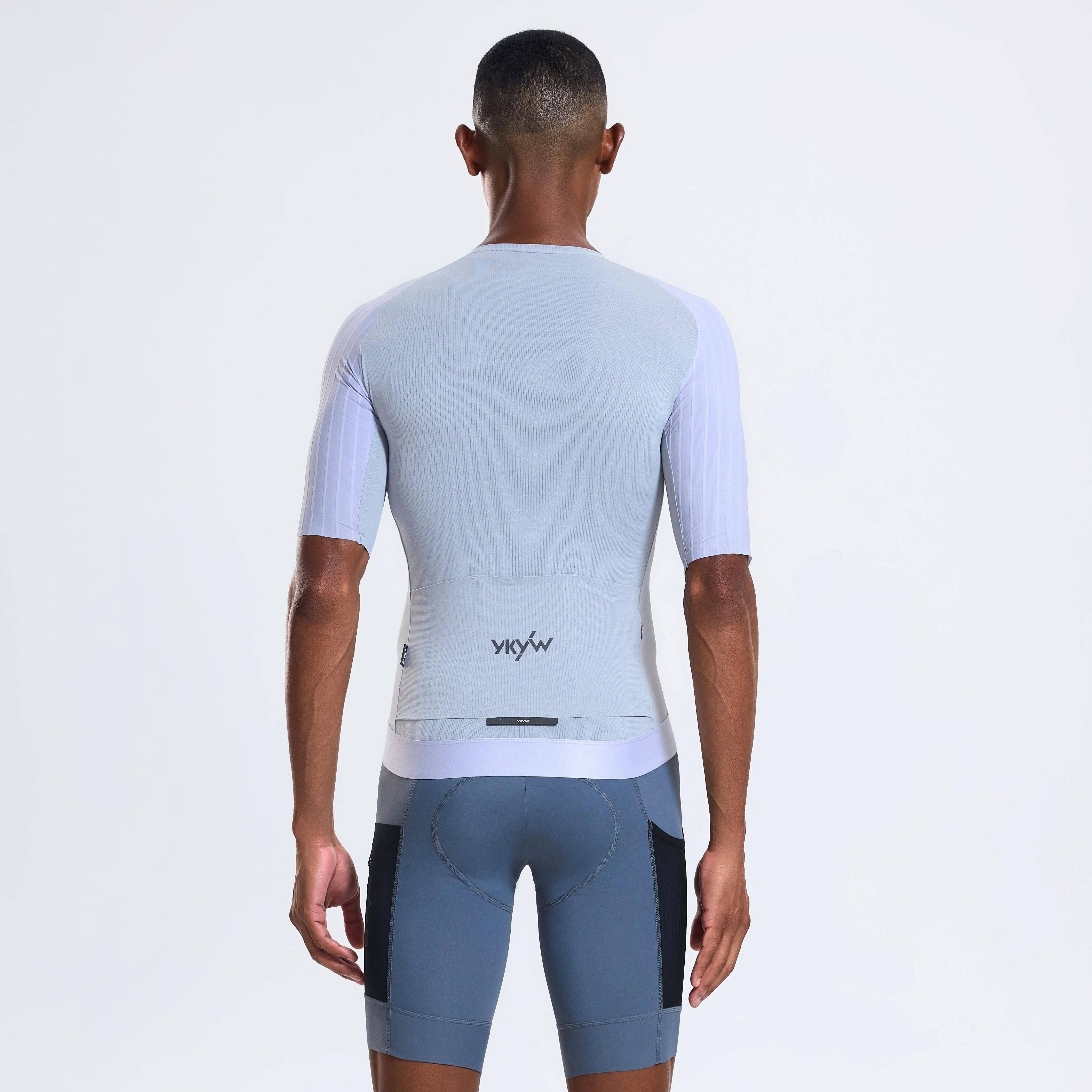 YKYWBIKE 2026 Herren Radtrikot Sommer Rennrad-Shirt YKK Reißverschluss Fahrradtrikot Atmungsaktiv Aerodynamisch Raglan-Ärmel – Detail 8